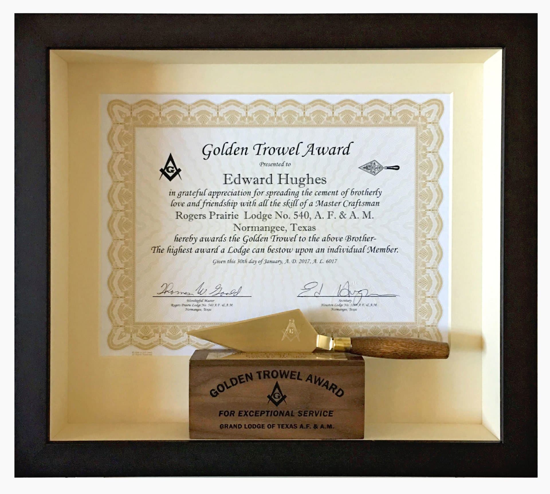 Laura's custom framing work